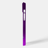 黒いコルセアパープル Case-Mate iPhoneケース (裏面 / 左)