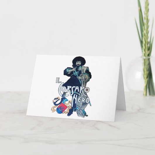 黒いコルセア カード (正面)