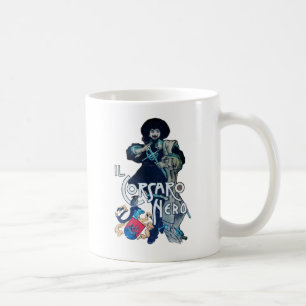 黒いコルセア コーヒーマグカップ