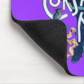 黒いコルセア マウスパッド (コーナー)