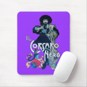 黒いコルセア マウスパッド (マウス)
