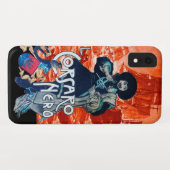黒いコルセア/海賊船の赤い戦い Case-Mate iPhoneケース (裏面(横))