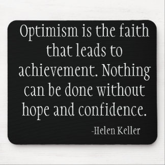 黒いコンピュータマウスパッド(ヘレン・ケラー) マウスパッド