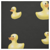 黒いゴム製アヒルパターン ファブリック (見本)