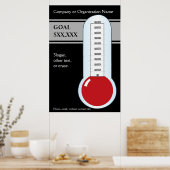 黒いゴール ポスター (キッチン)