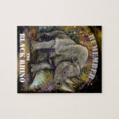 黒いサイを覚えて下さい ジグソーパズル (横)