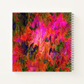 黒いサイケデリックライトおもしろい........ ノートブック (裏面)