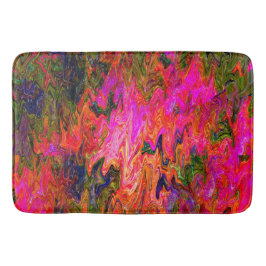 黒いサイケデリックライトおもしろい........ バスマット