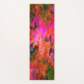 黒いサイケデリックライトおもしろい........ ヨガマット (正面)