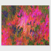 黒いサイケデリックライトおもしろい........ ラッピングペーパー (フラット)