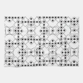 黒いサイコロ キッチンタオル (横)