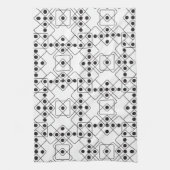 黒いサイコロ キッチンタオル (縦)