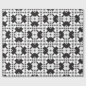 黒いサイコロ ラッピングペーパー (フラット)