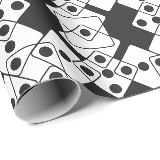 黒いサイコロ ラッピングペーパー (ロールコーナー)