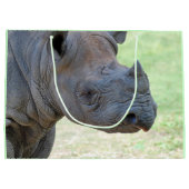 黒いサイ ラージペーパーバッグ (裏面)