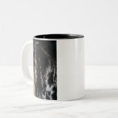 黒いサテン-マグ ツートーンマグカップ (正面左)