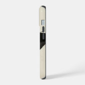 黒いサメ iPhone 15ケース (左側面)