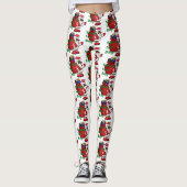 黒いサンタのバッグを確保する レギンス (正面)