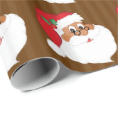 黒いサンタクロースで信じますか。 ラッピングペーパー (ロールコーナー)