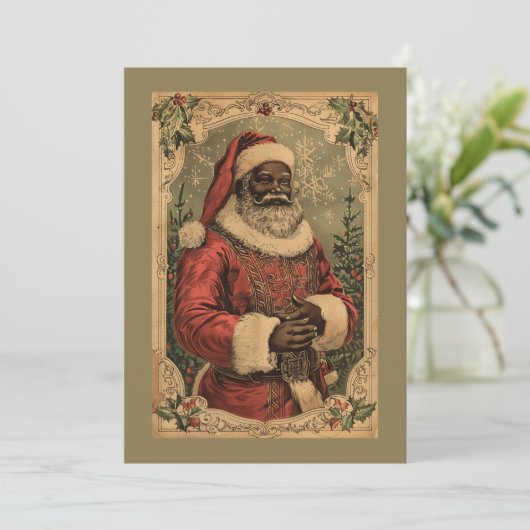 黒いサンタクロース クリスマス クリスマスツリー (スタンド正面)