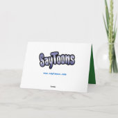 黒いサンタ シーズンカード (裏面)