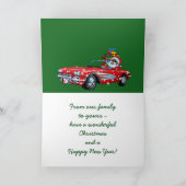 黒いサンタ シーズンカード (内部)