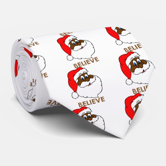 黒いサンタ ネクタイ (ロール)