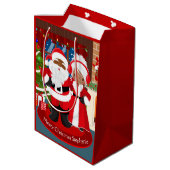 黒いサンタ ミディアムペーパーバッグ (裏面アングル)