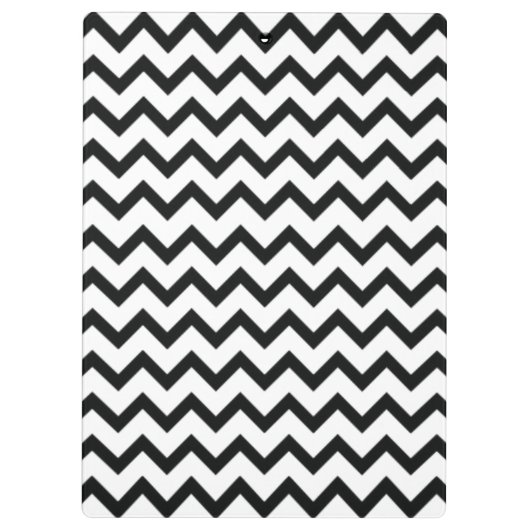 黒いシェブロン赤いAppleの先生のクリップボード クリップボード (裏面)