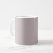 黒いシャドウ(無地のカラー) コーヒーマグカップ (正面左)