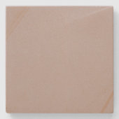 黒いシャドウ(無地のカラー) ストーンコースター (正面)