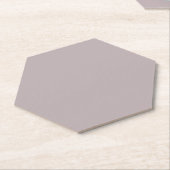 黒いシャドウ(無地のカラー) ペーパーコースター (アングル)