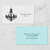 黒いシャンデリアの名刺1 名刺 (正面/裏面)