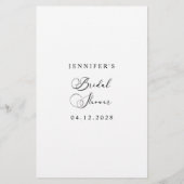 黒いシンプルの試合は新郎が言う チラシ (裏面)