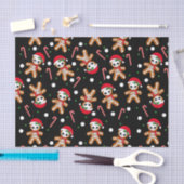 黒いジンジャーパンの骨格 薄葉紙 (クラフト)