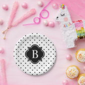 黒いスイス人の点|のペーパーパーティーのプレート ペーパープレート (パーティー)