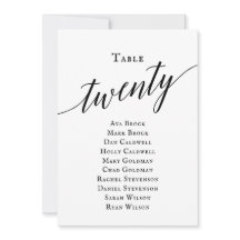 黒いスエレガントクリプト表番号20座席表