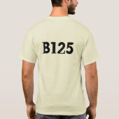 黒いスクーターB125 Tシャツ (裏面)