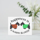 黒いスコットランドの恐怖の幸せ ポストカード (スタンド正面)