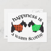 黒いスコットランドの恐怖の幸せ ポストカード (正面/裏面)