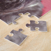 黒いスコットランドテリア犬のパズル ジグソーパズル (側面)