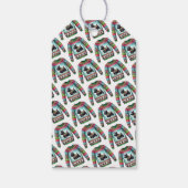 黒いスコティドッグ醜いクリスマスセーター ギフトタグ (裏面)