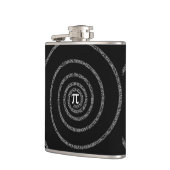 黒いスタイルのPiのための螺線形 フラスク (左)