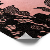 黒いスティレットとレース ポスター (角)