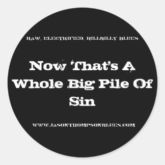 黒いステッカー ラウンドシール