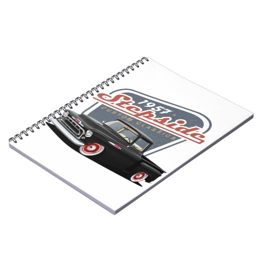 黒いステップサイドクラシック ノートブック (左側)