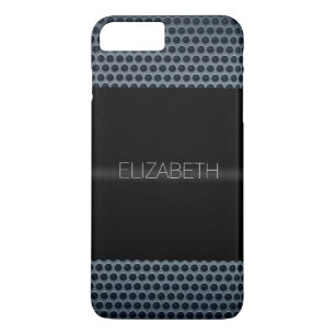 黒いステンレス鋼の金属の一見 iPhone 8 PLUS/7 PLUSケース