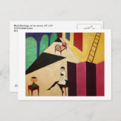 黒いストッキング ポストカード (正面/裏面)