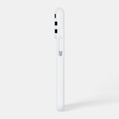 黒いストライプに黄色いひまわり iPhoneケース (左側面)