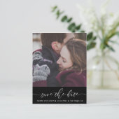 黒いストライプ写真を保存 ポストカード (スタンド正面)